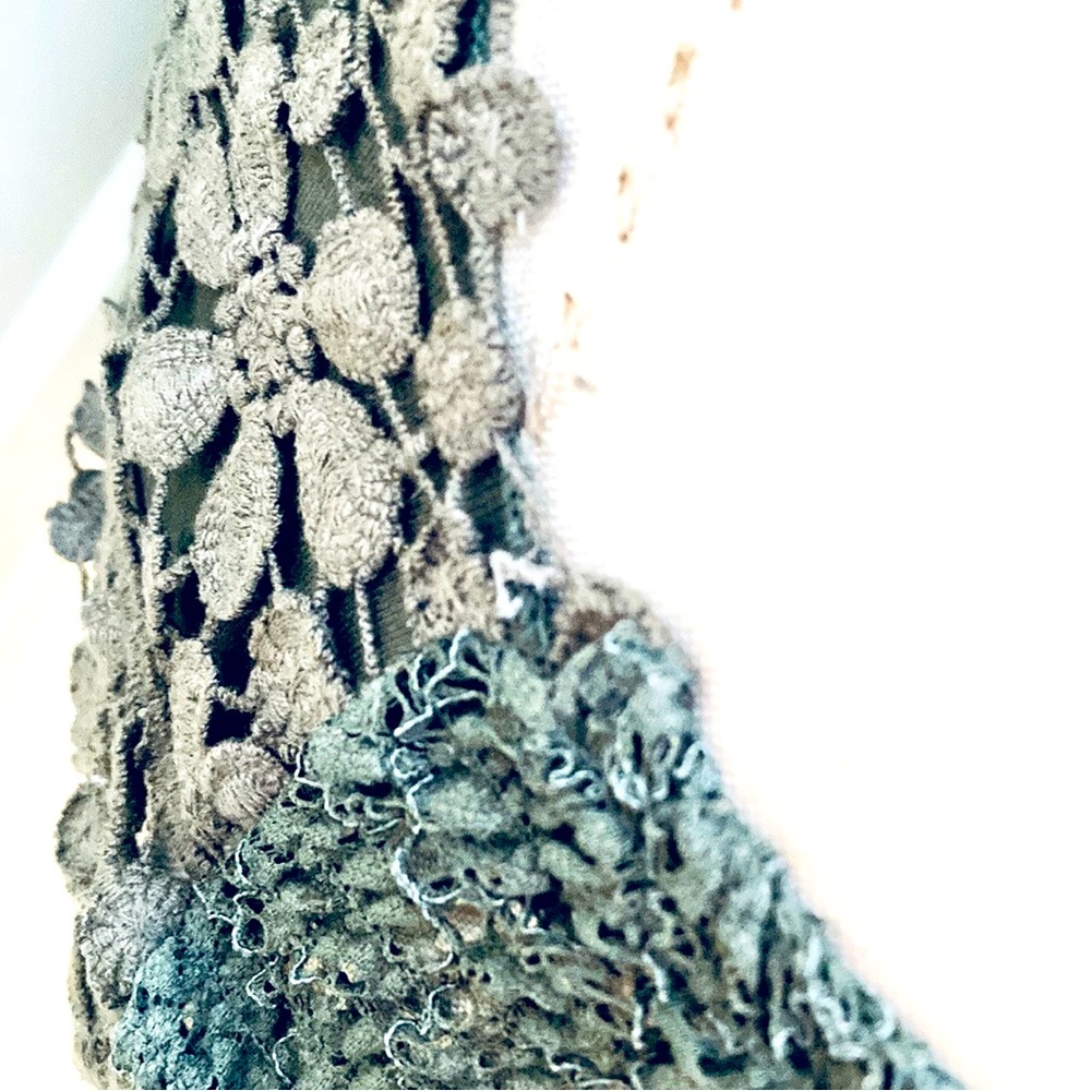 Free People Olive Green Lace Bralette Small - Picture 6 of 8